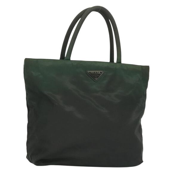 Prada Handbags - PRADA Tote Bag Nylon Green